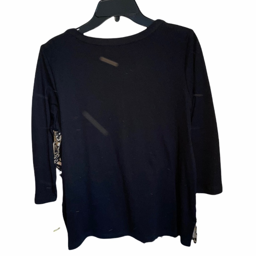 NWT- Alfred Dunner Travel Light Multi Color Block Top. Size Med - Picture 2 of 4